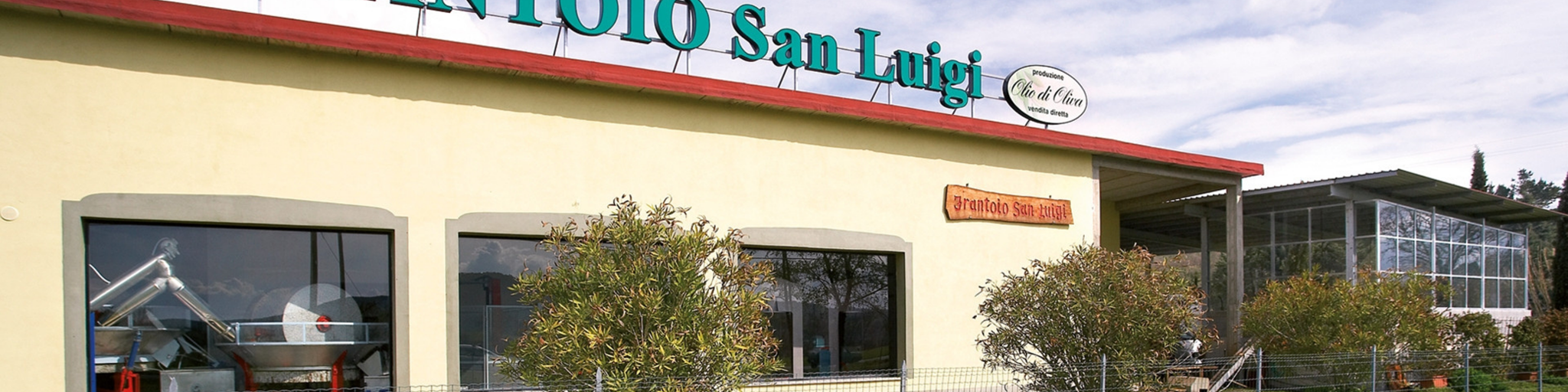 Il tradizionale frantoio di San Luigi.