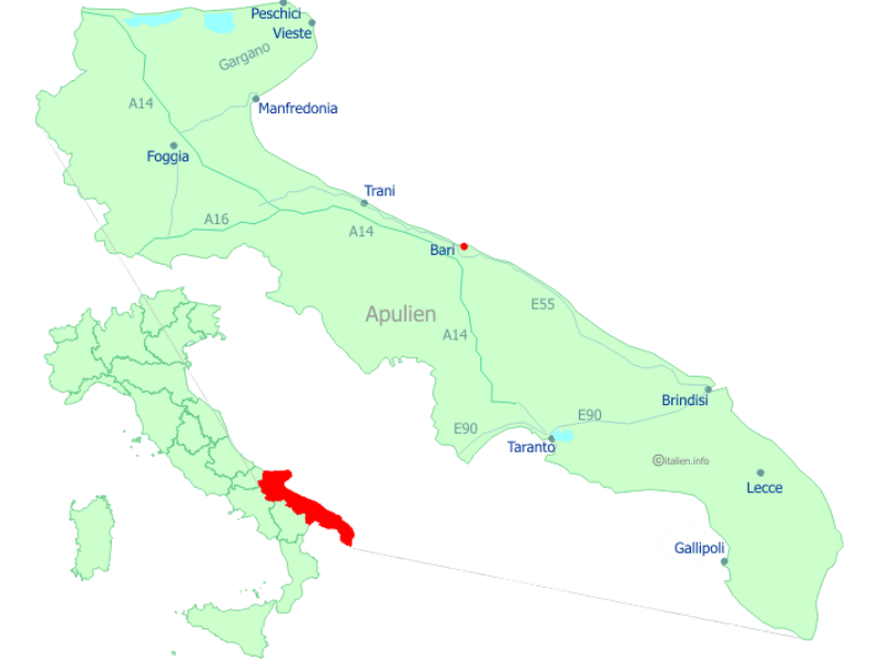 Regioni italiane, Puglia
